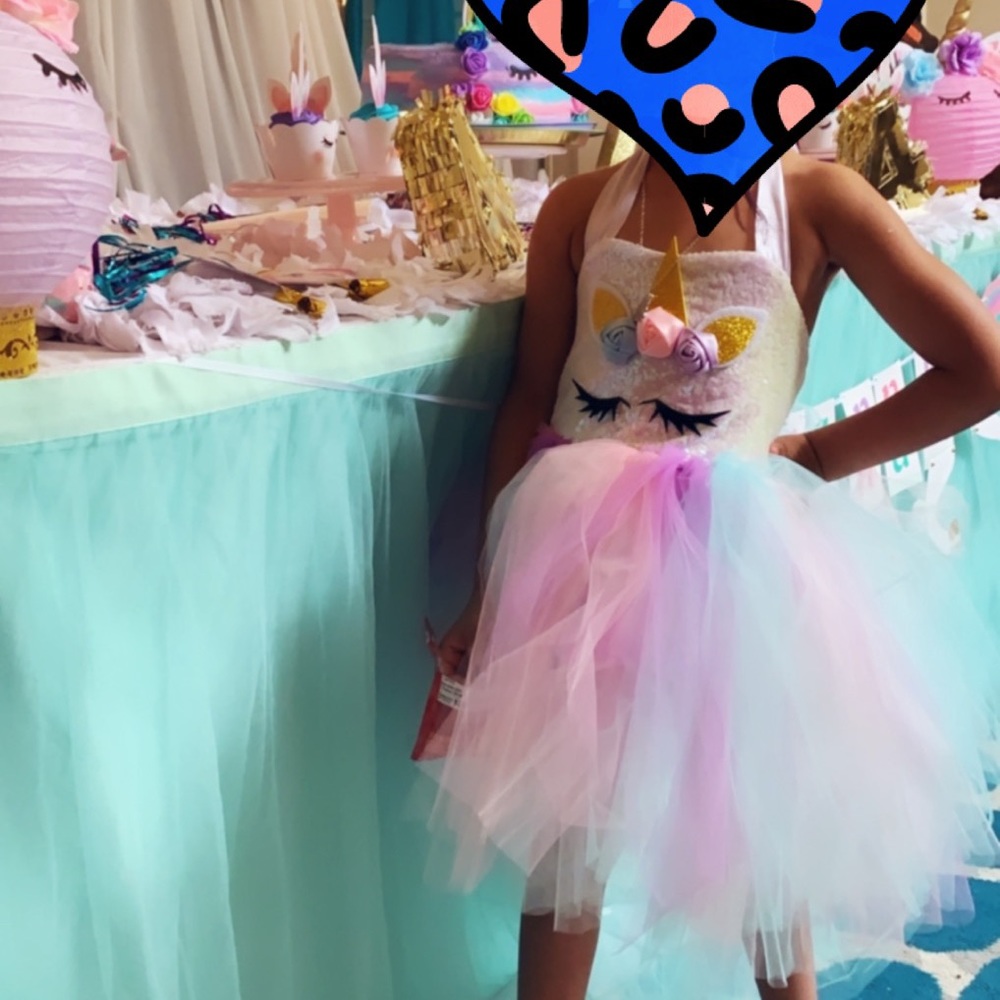 Unicorn Tutu Dress size 4T